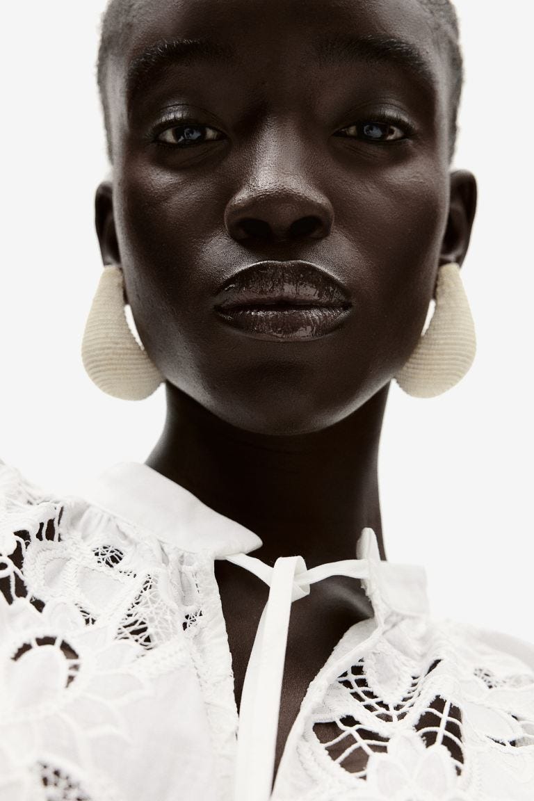 Glass-bead statement dome earrings
