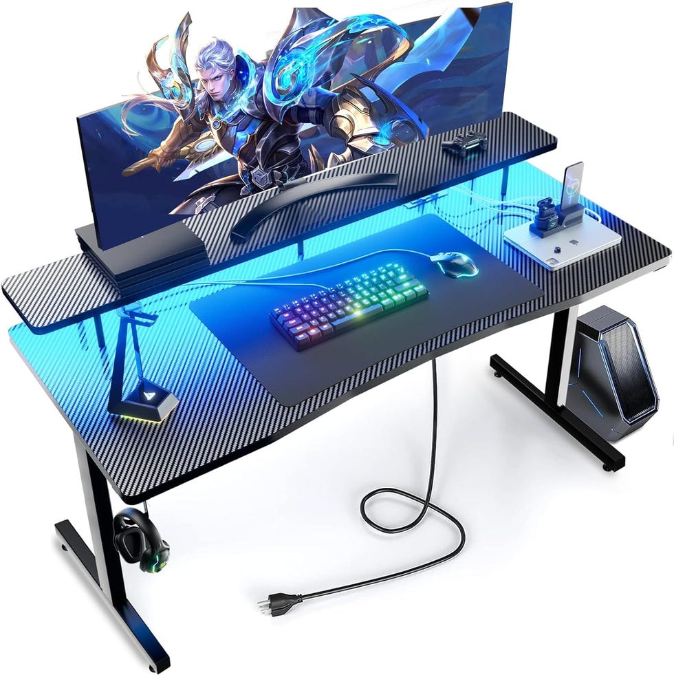 55 Inch Gaming Desk 