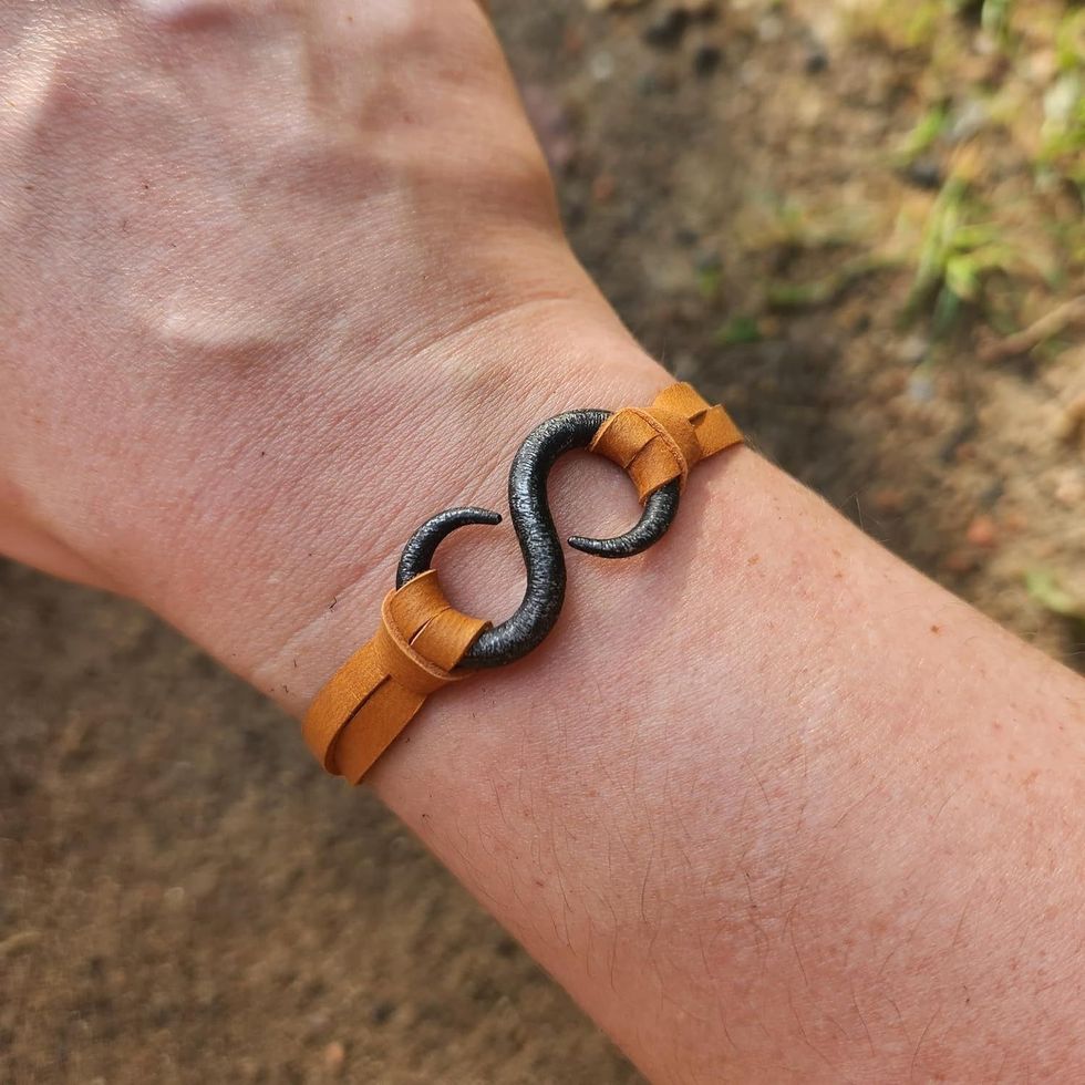 Iron Infinity Bracelet