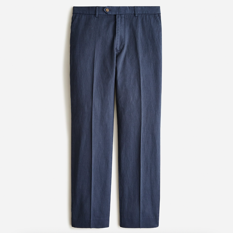 Garment-Dyed Chino Suit Pants