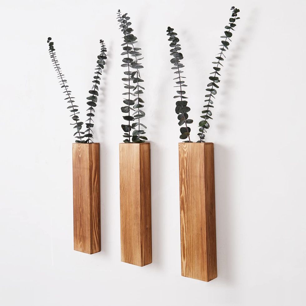 Wooden Wall Planters