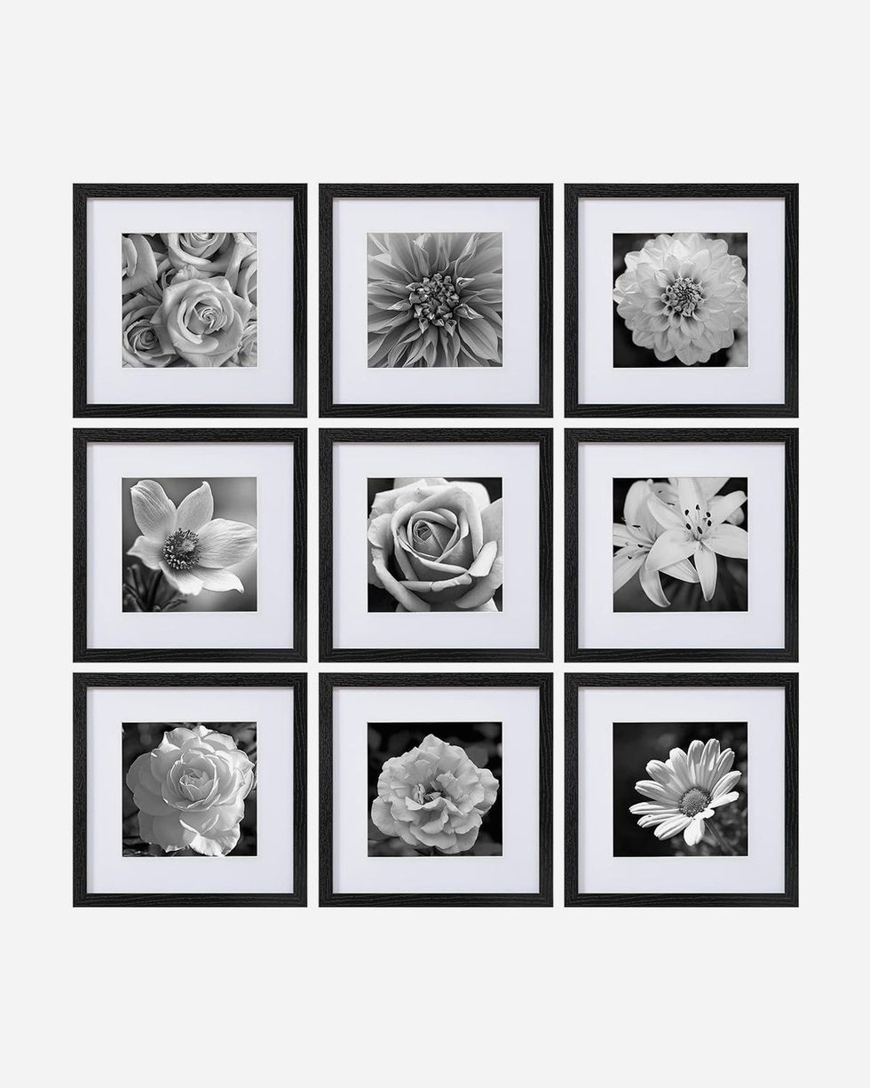 12x12 Picture Frames Set of 9