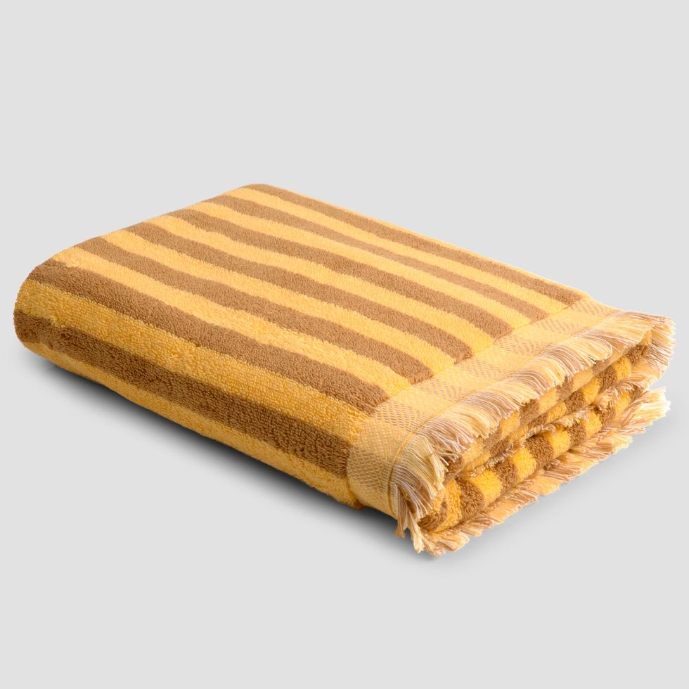Piglet In Bed Pembroke Stripe Cotton Towels