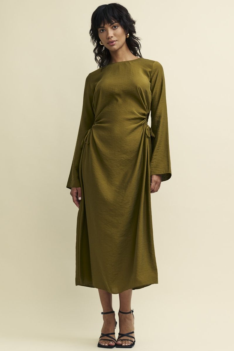 Green Cut-Out Lianne Midaxi Dress