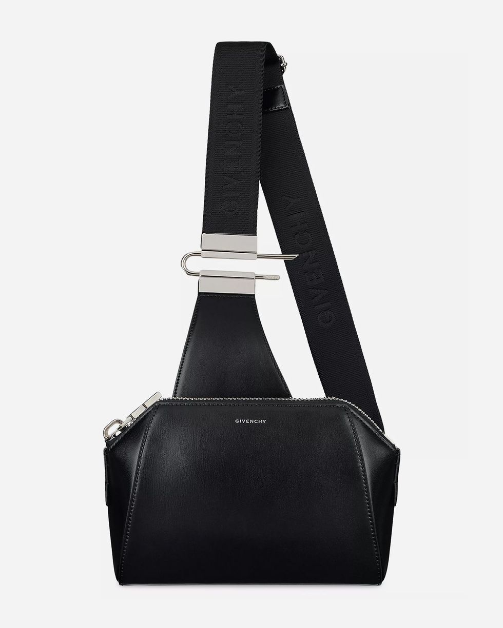 Small Antigona Leather Crossbody Bag 