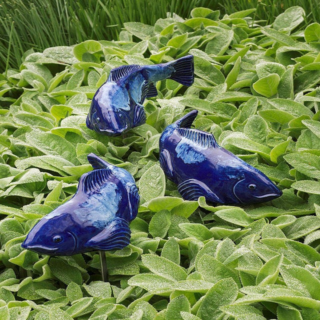 Swimming Koi Sculptures