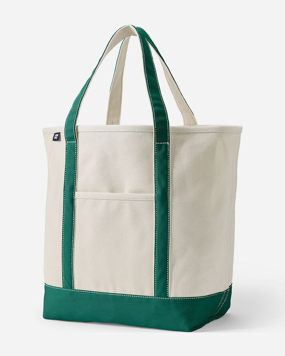 Large Natural 5 Pocket Open Top Canvas Tote Bag