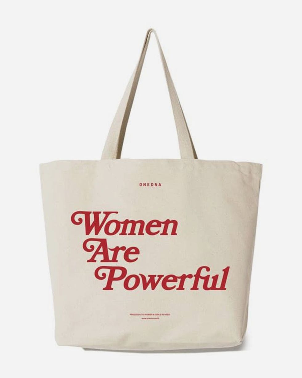 Women are Powerful Graphic Canvas Tote