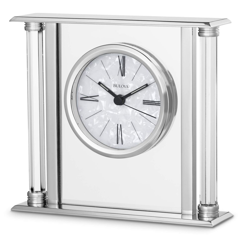 Bulova Pearl Tabletop Clock