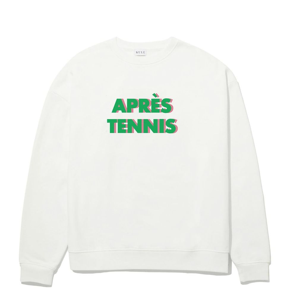 The Oversized Après Tennis Sweatshirt