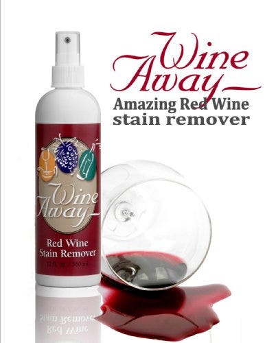 Quitamanchas para derrames de vino