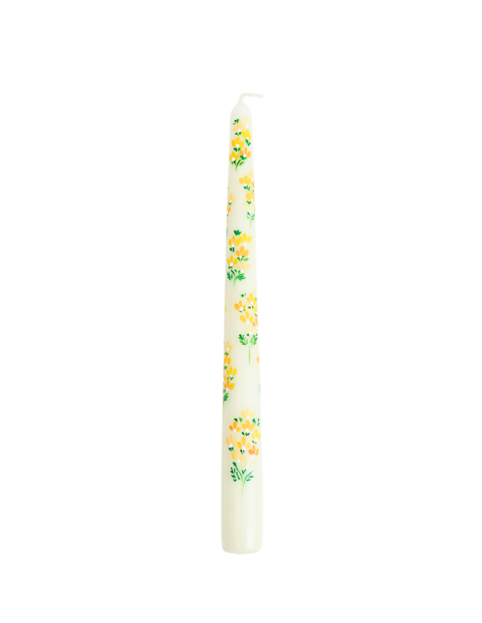 yellow mellow paint candle