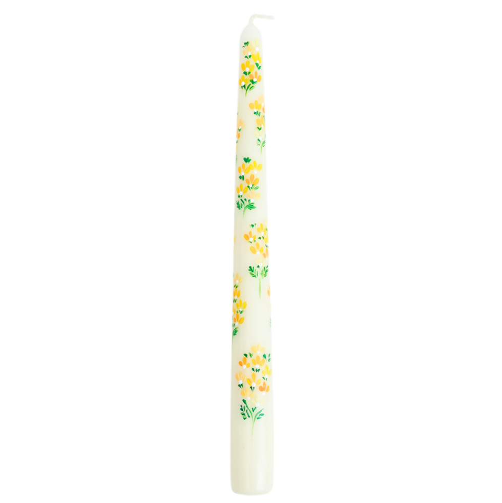 yellow mellow paint candle yellow mellow paint candle