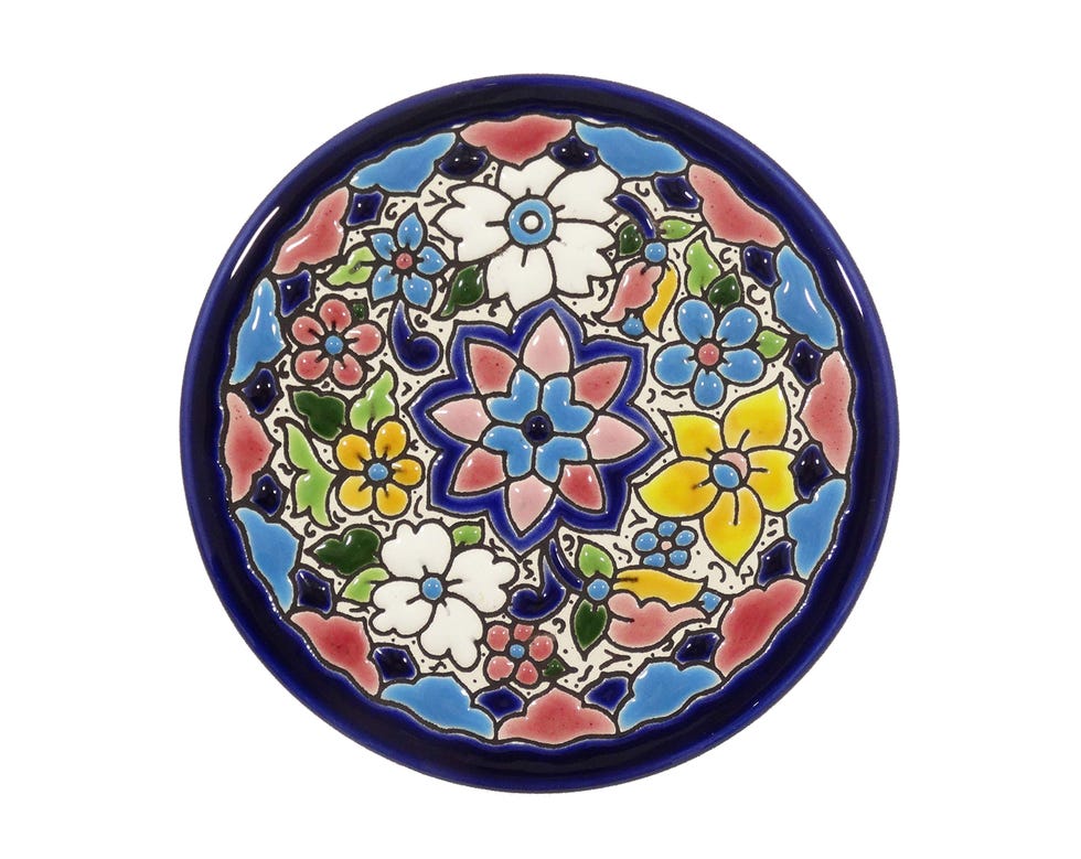 Plato decorativo artesanal