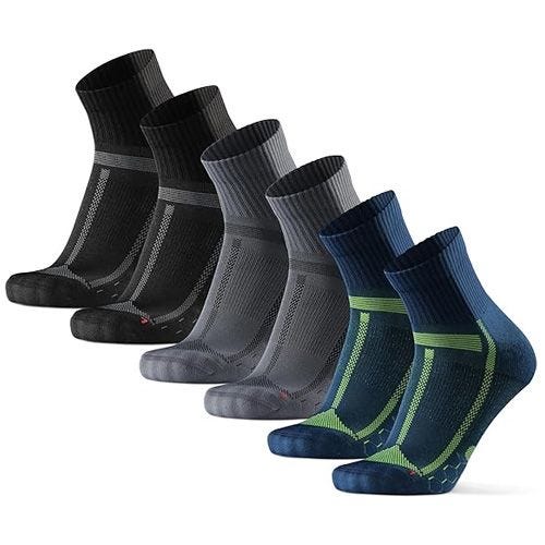 Danish Endurance Quarter-Length Running Socks - 3 Pack