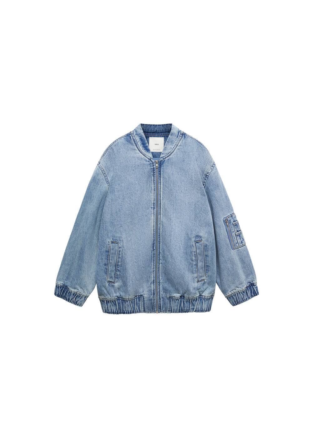 Bomber orders denim jacket