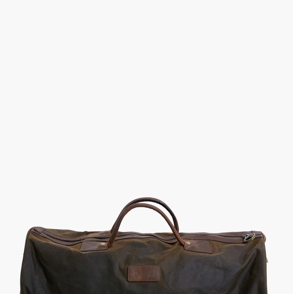 Olive Wax Holdall