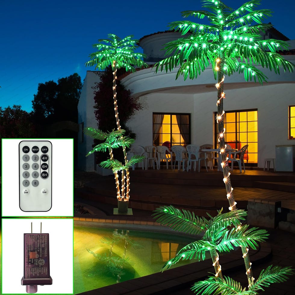 7FT Lighted Artificial Palm Tree 