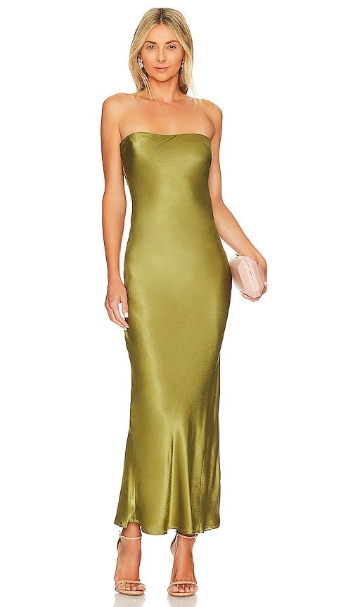 Angel Strapless Midi Dress