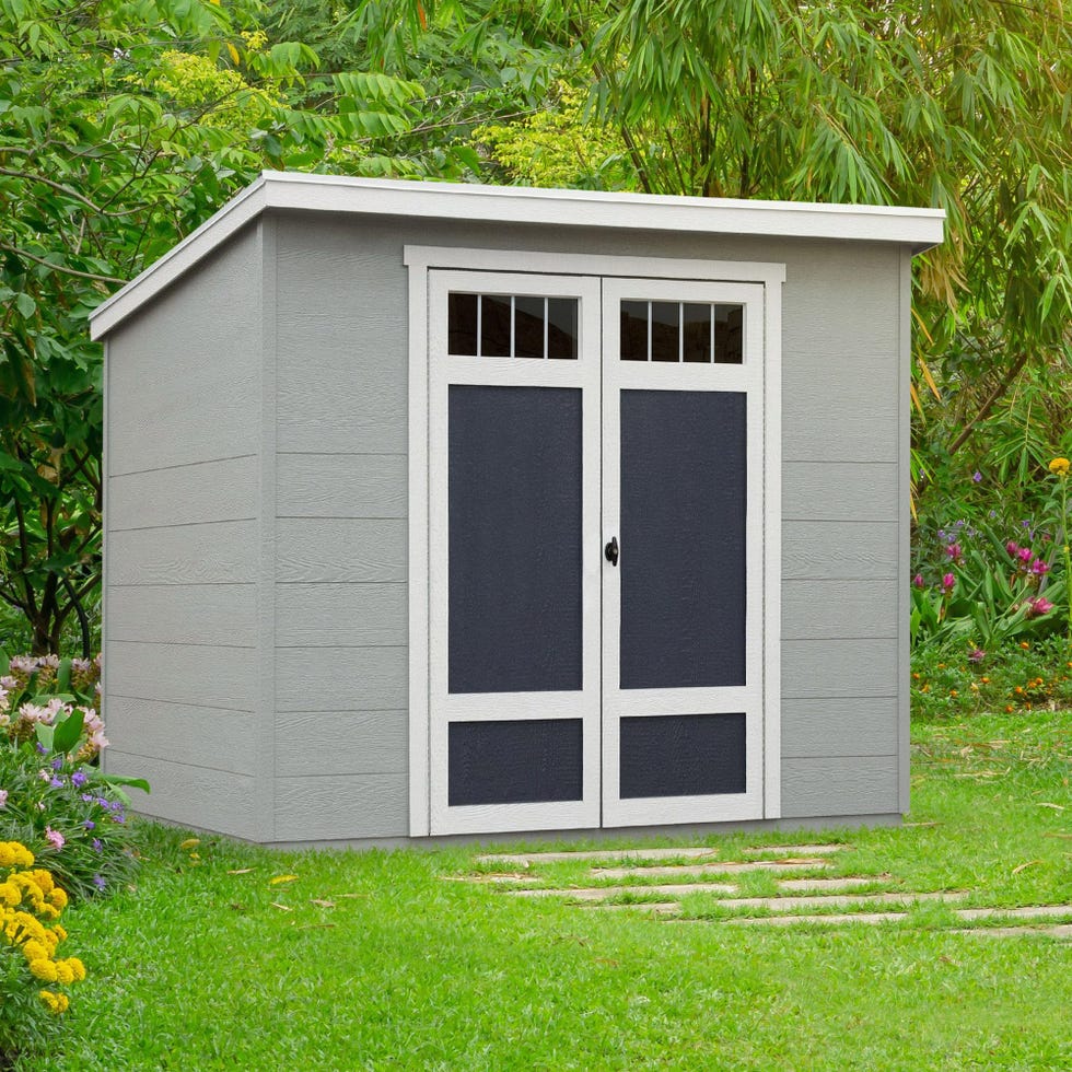 Highland Modern Wooden Storage Shed