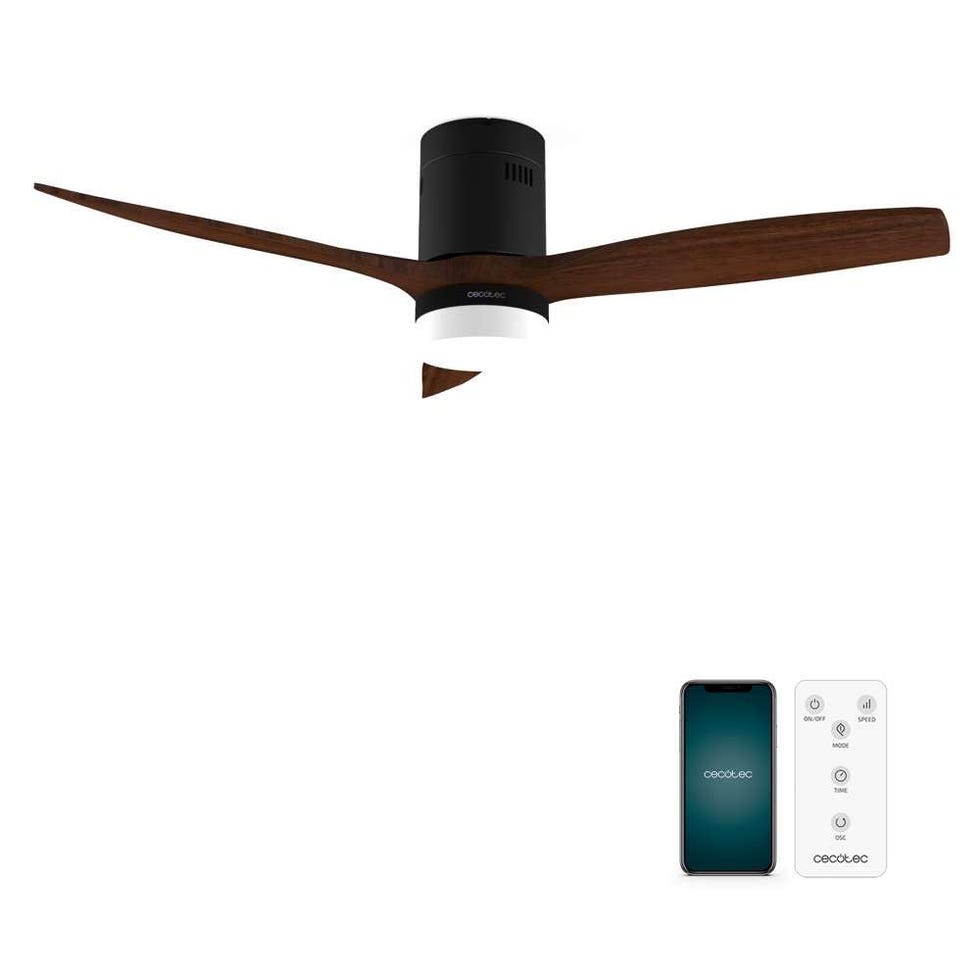 Lámpara con ventilador wifi