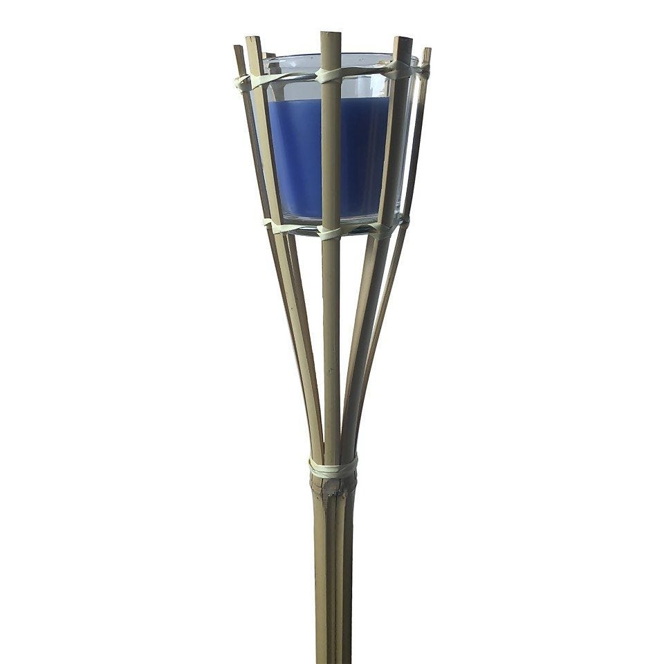 Biteshield Blue Citronella Garden Torch