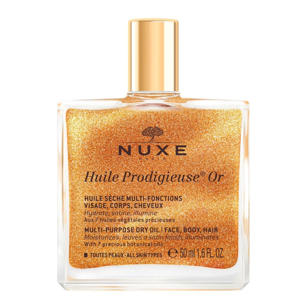 Huile Prodigieuse Golden Shimmer Multi Usage Dry Oil 