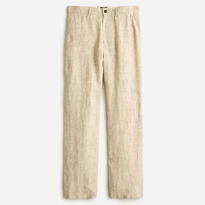Classic-Fit Linen Trouser