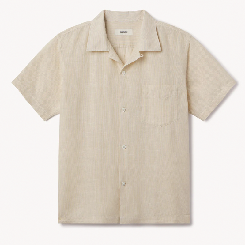 Breeze Cotton Linen S/S Camp Shirt