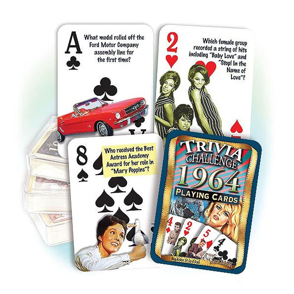 1964 Trivia Playing Cards