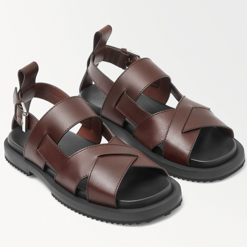 Leather Wrap Sandals