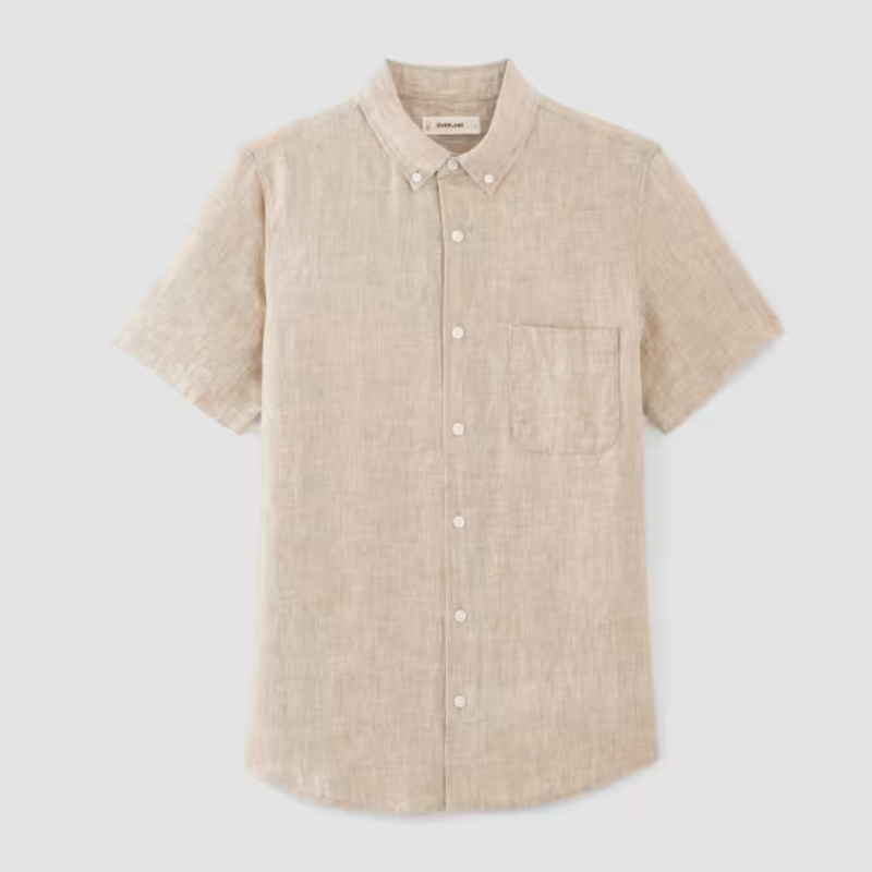 The Linen Short-Sleeve Standard Fit Shirt