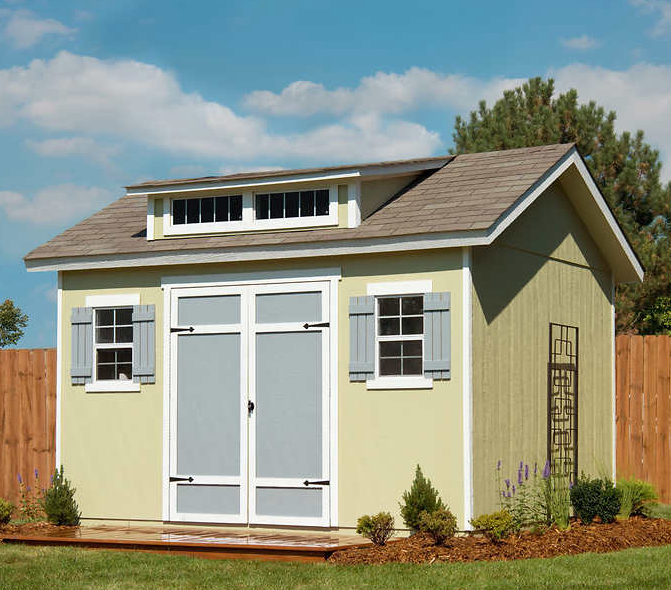 12' x 10' Wood Storage Shed
