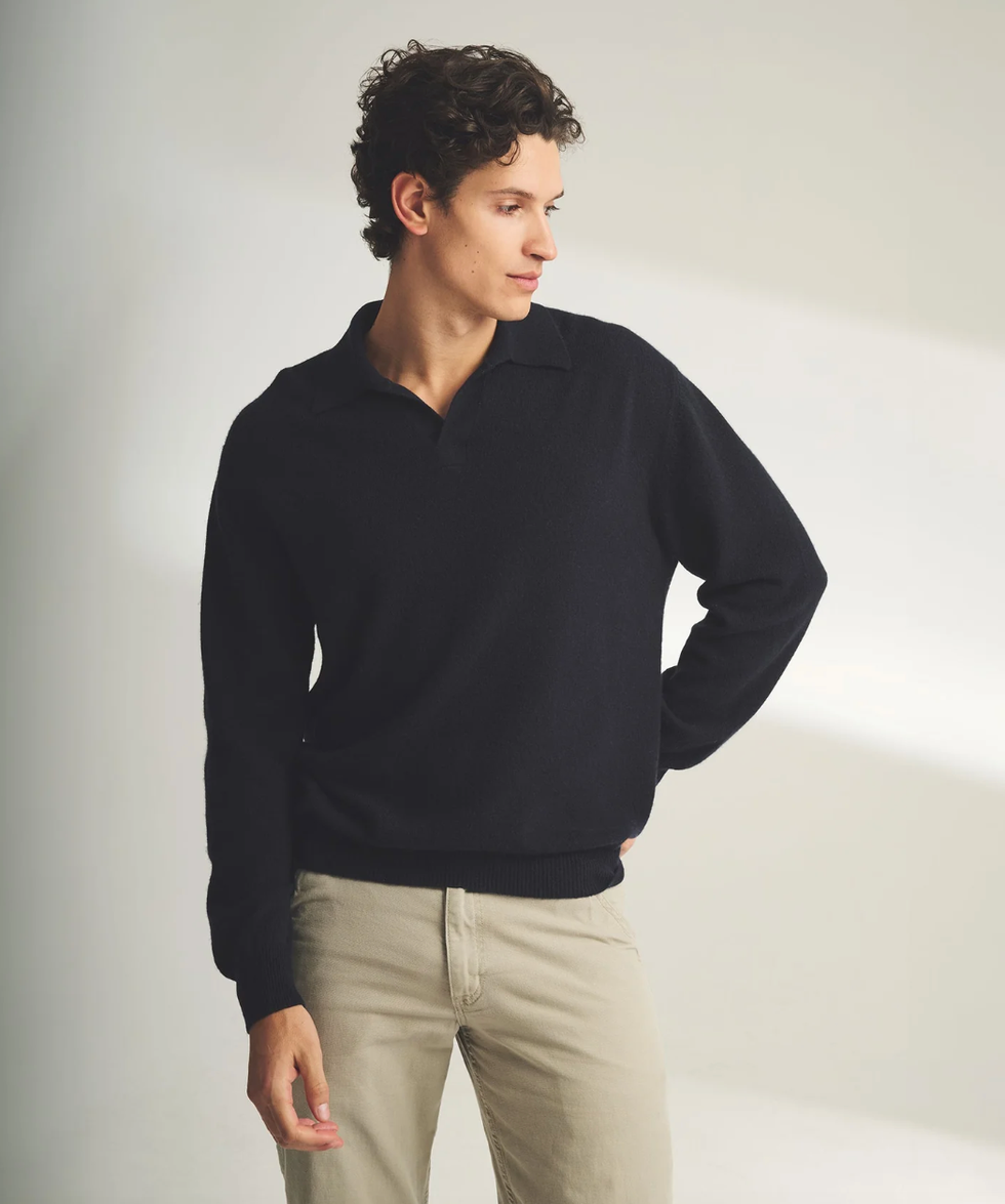 Lightweight Cashmere Relaxed Polo