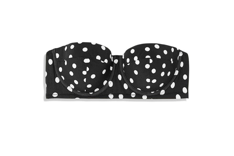 Polka-Dot Balconette Bikini