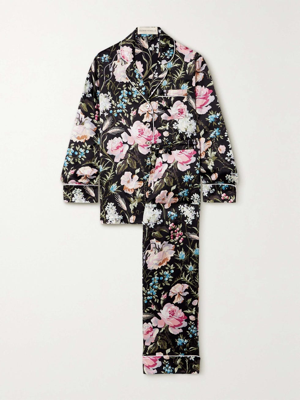 Lila Printed Pajama Set