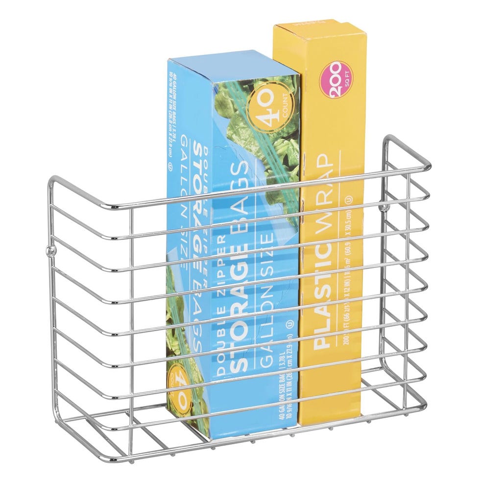 Estantería de cocina en metal cromado