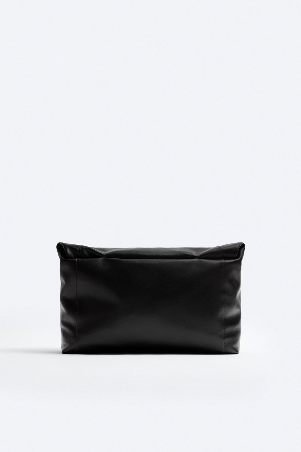 Zara XL Nappa Leather Soft Clutch