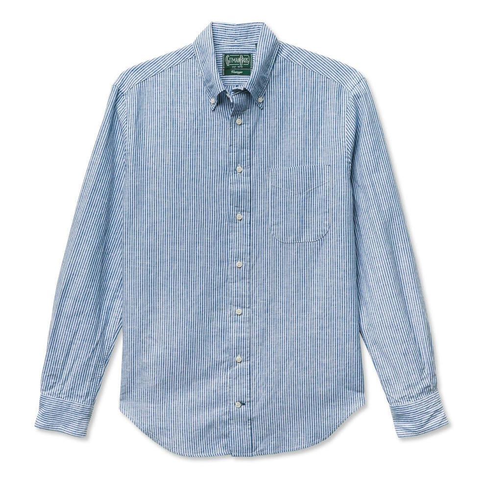 Classic Striped Linen Shirt