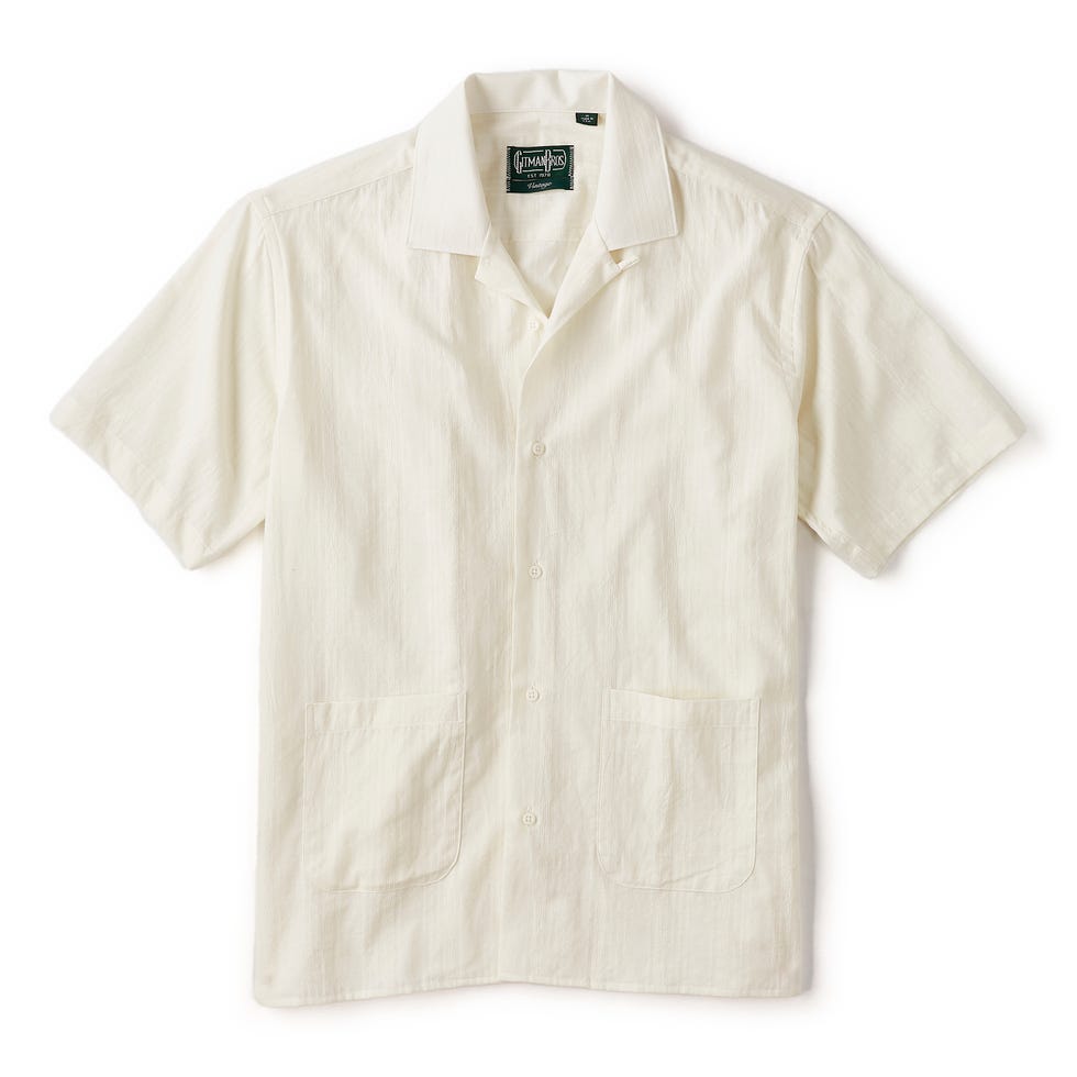 Linen Blend Yarn-Dyed Dobby Shirt
