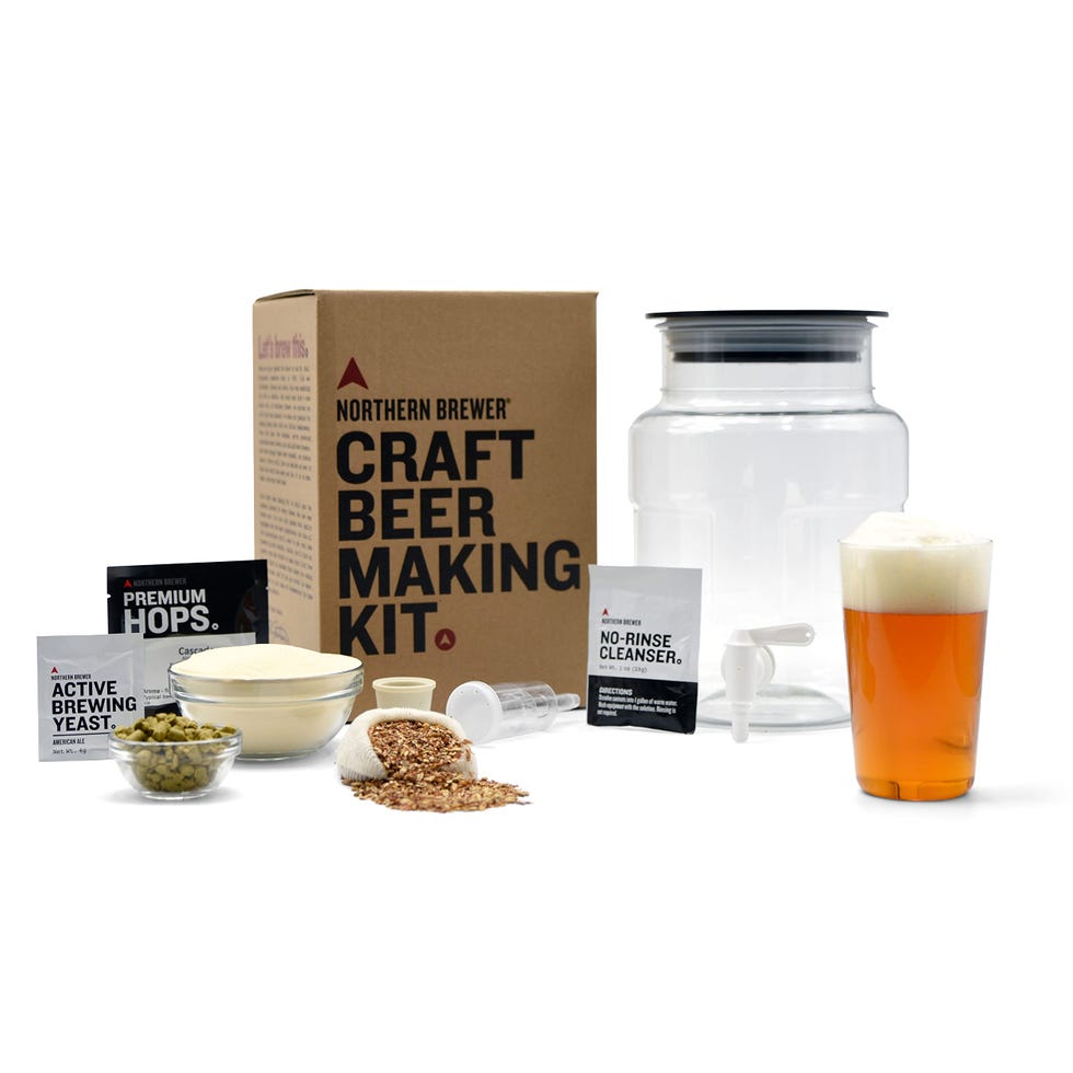 Caja de iniciación para hacer cerveza sin sifón