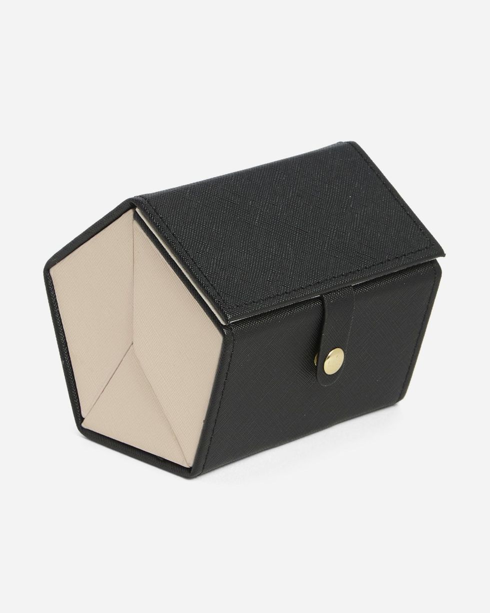 Mini Hexagon Fold-Up Travel Jewelry Case 