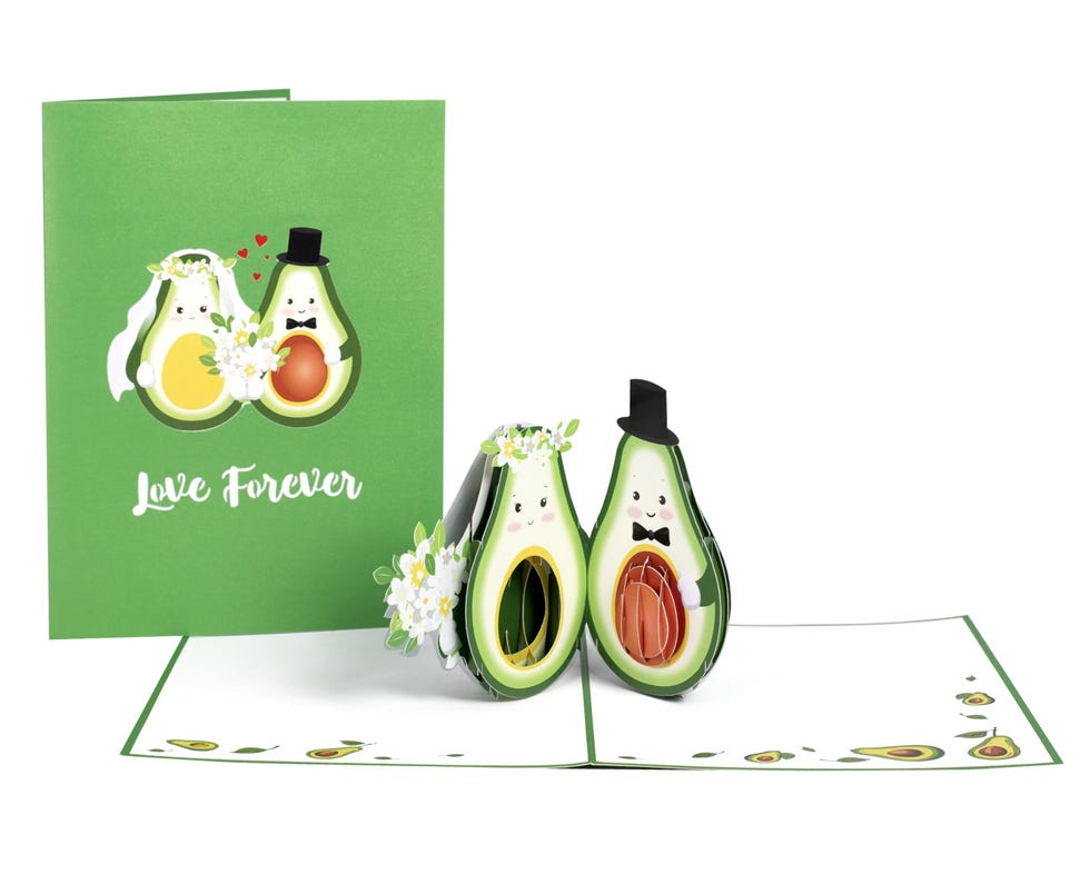 Avocado Couple Pop-Up Card 