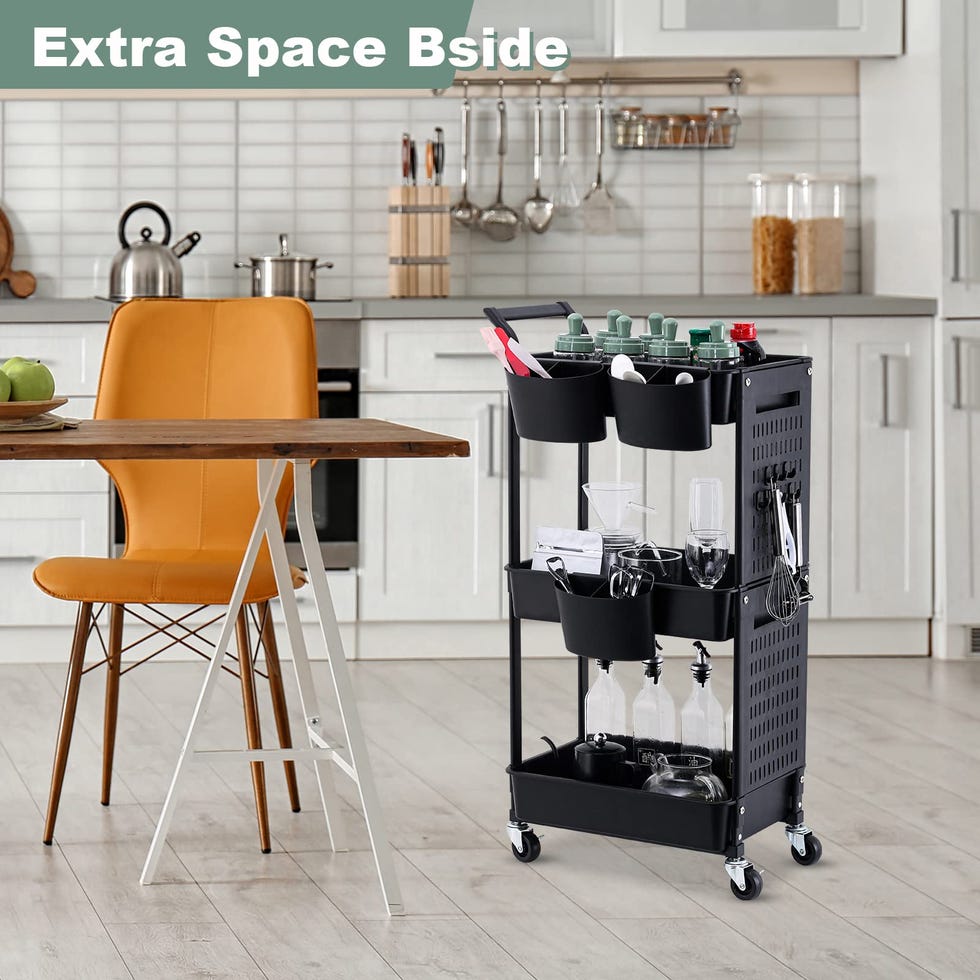 Carrito de cocina de 3 niveles