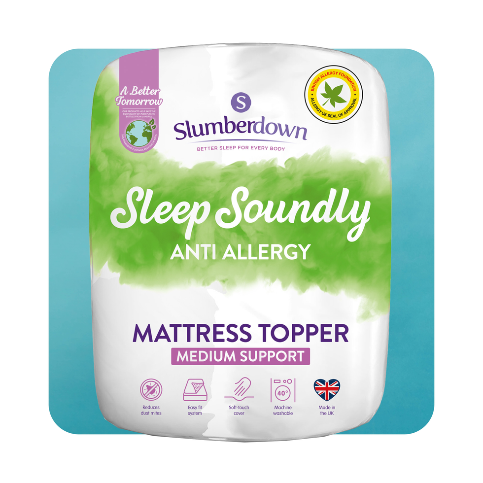 Slumberdown Sleep Soundly Anti Allergy Mattress Topper