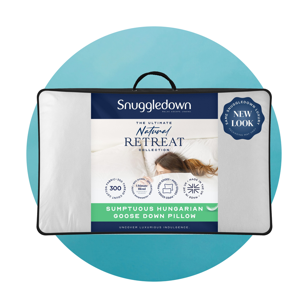 Snuggledown Sumptuous Hungarian Goose Down Soft Support Pillow