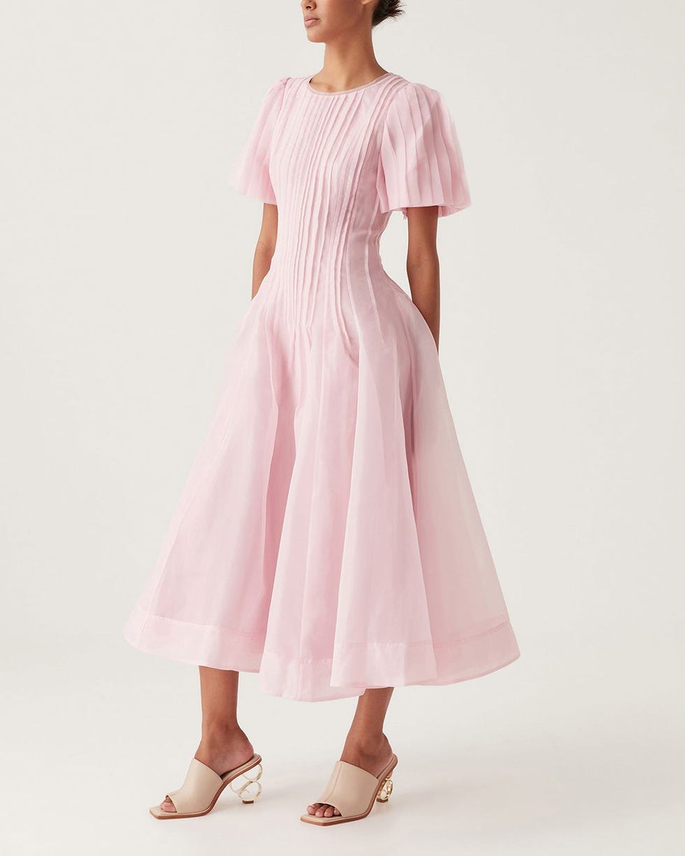 Nova Pleated Midi Dress