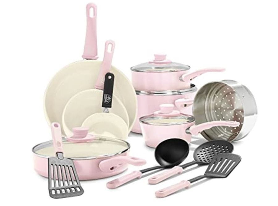 Bateria cocina con 16 ollas