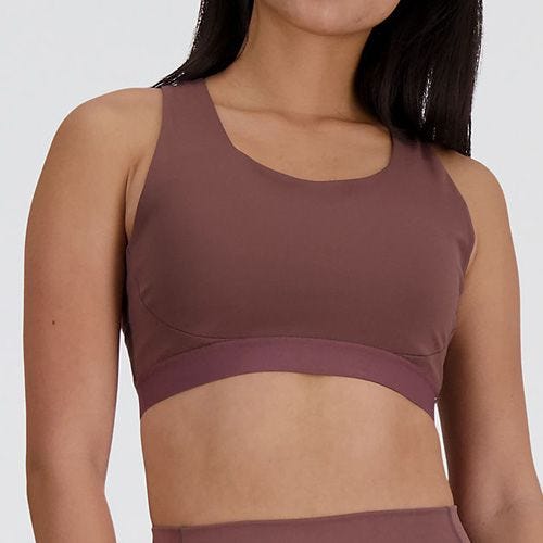 New Balance Sleek Medium Support Pocket Sports Bra