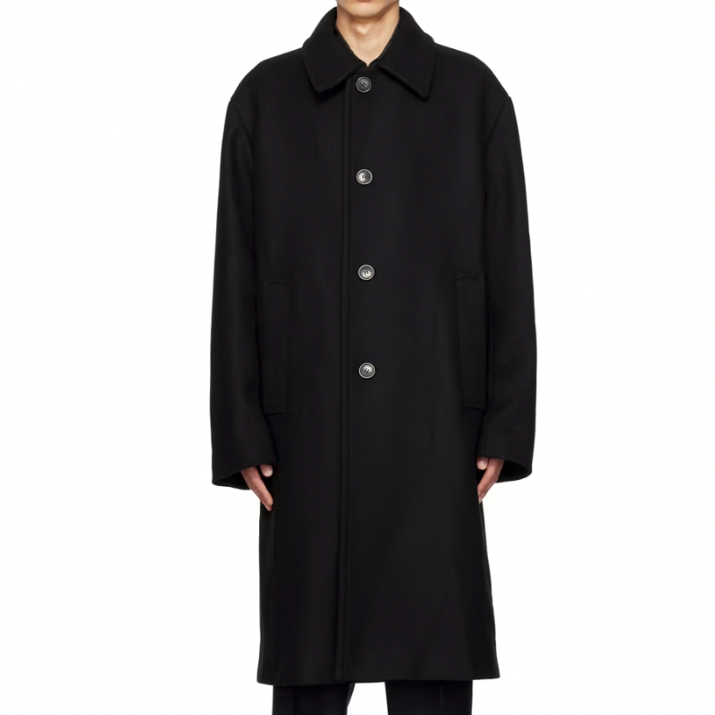 Spread Collar Coat
